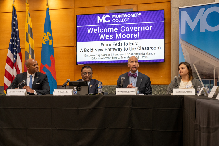 Governor Wes Moore and Dr. Williams