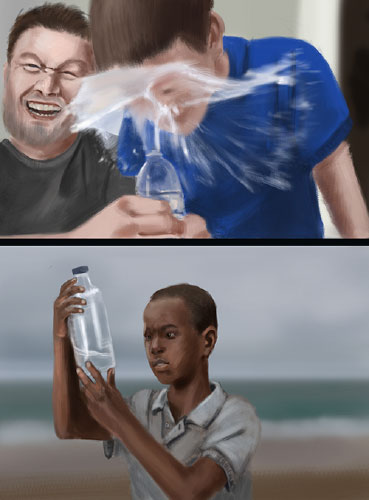 Illustration by Samuel Obi-Exexhukwu: "Culture Shock Analysis: Experiencing a New Worl