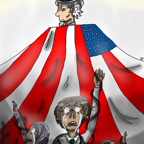 "COVID's War on Immigrants" by Sarah Locander