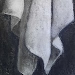 drawing of drapery