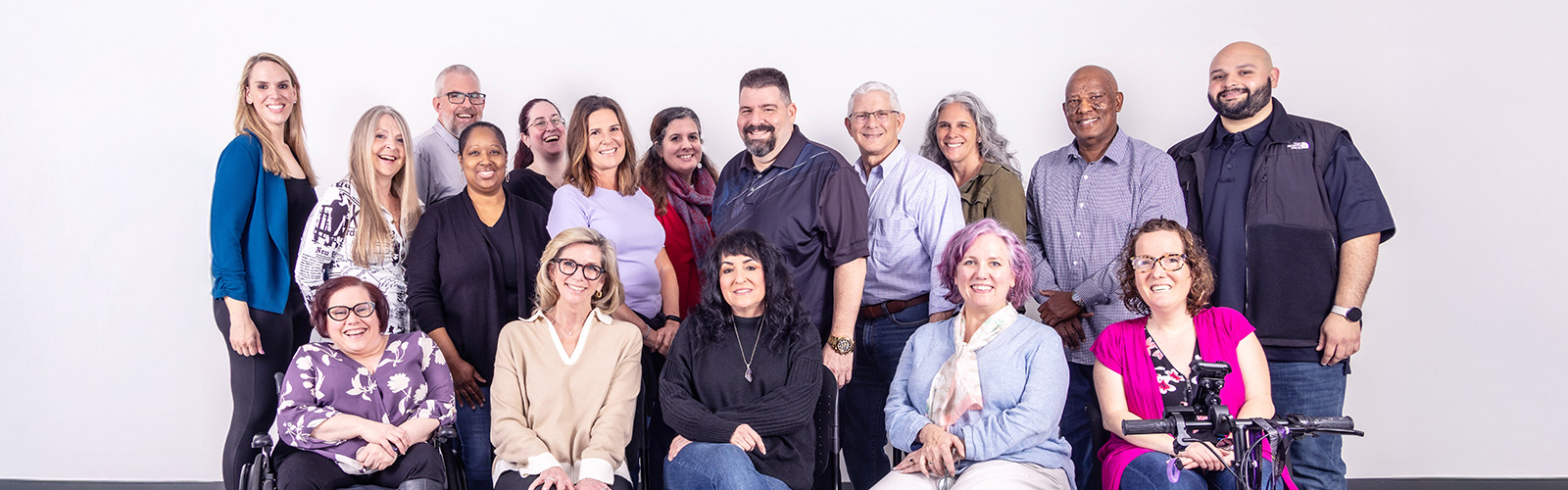 Group photo of the Montgomery College Disability Support Services employees.