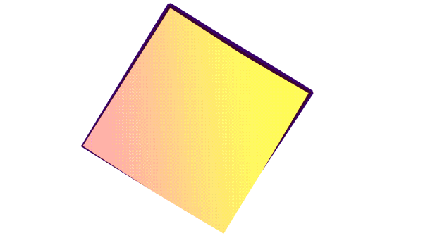 An colorful animation of circles and squares and the wording Bold Transformations