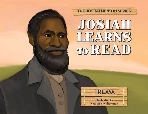 Josiah Learns to Read book cover showing an African American man, Josiah Henson, with a beard
