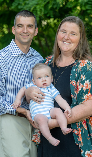 Alexander 'Sasha' Stone and his family.