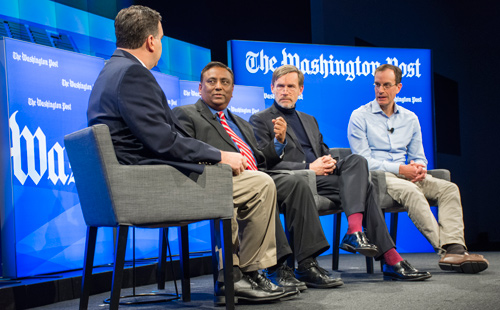 Dr. Rai at a Washington Post interview Dr. Rai at a Washington Post interview