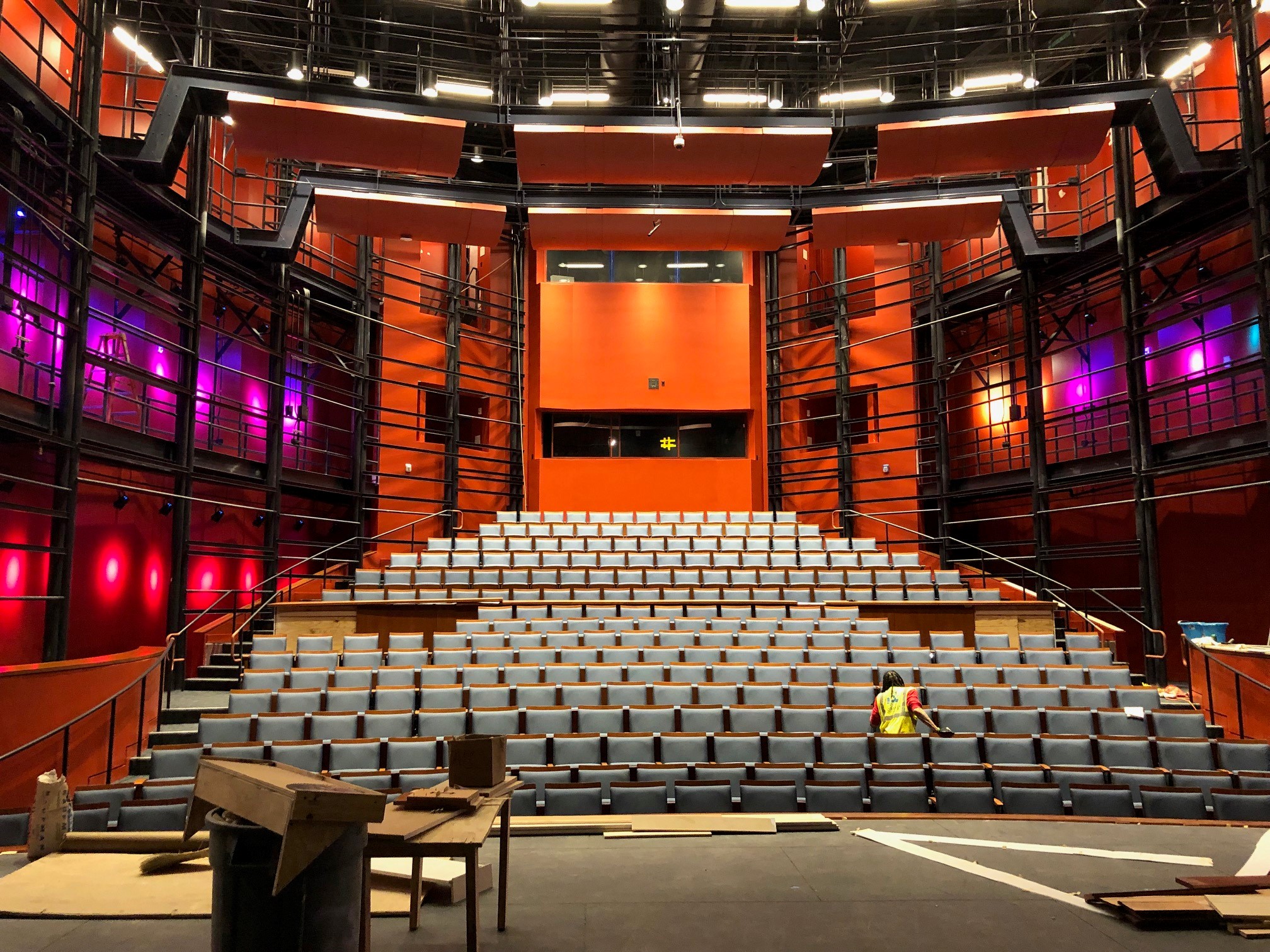 Theatre at PGCC under construction