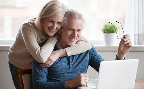 Personal Finance, a happy older couple