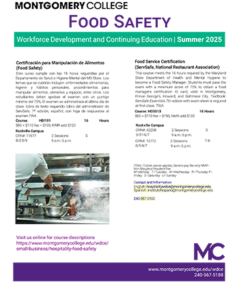 Food Safety flyer